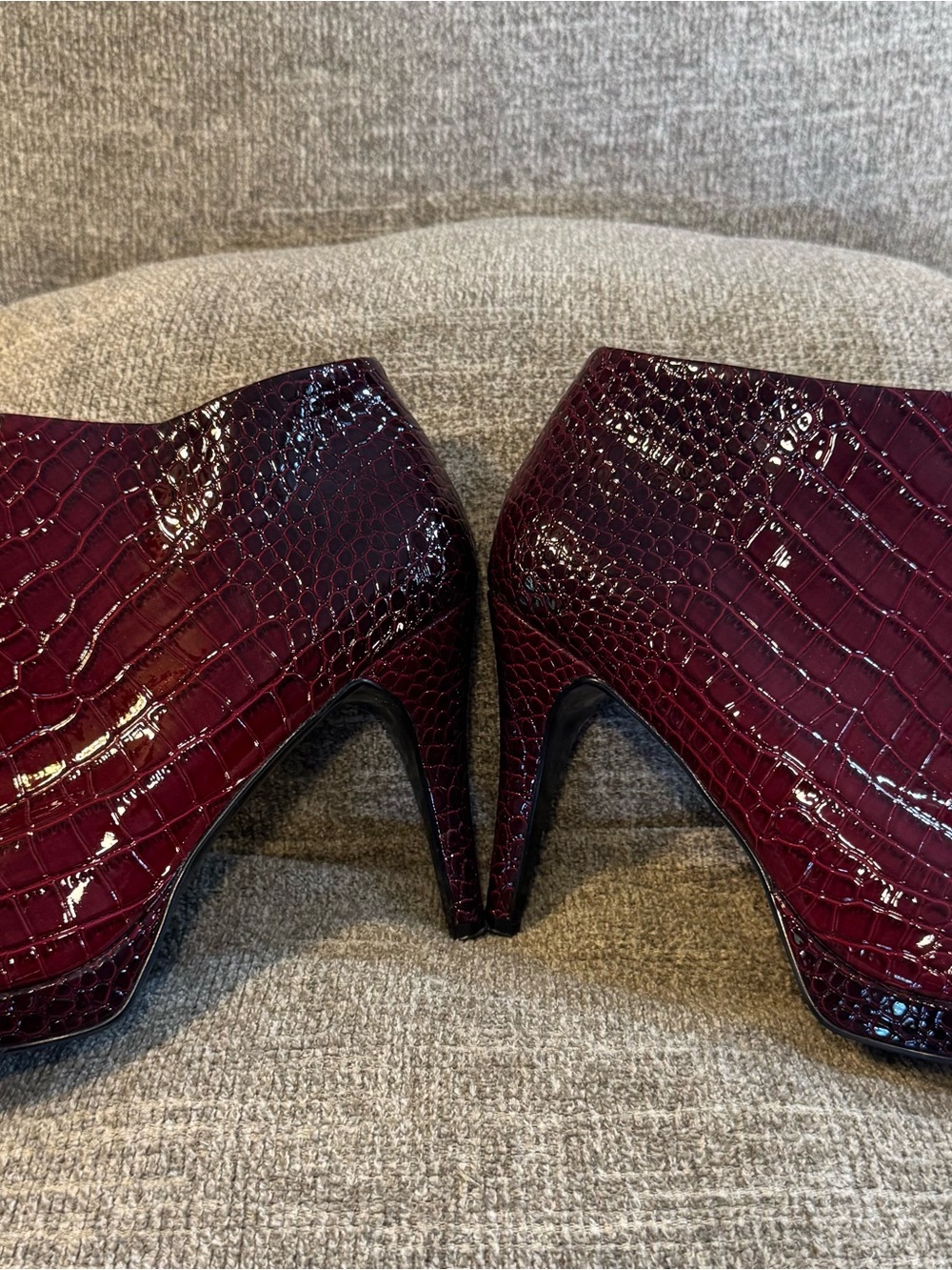 White House Black Market Paulette Croco Shootie Women’s Size 9.5 M - Picture 4 of 11